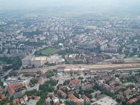 Plovdiv aus der Luft vom Zeppelin her gesehen...