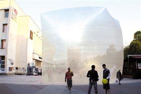 Inflatable art gallery will open at the central square in Plovdiv